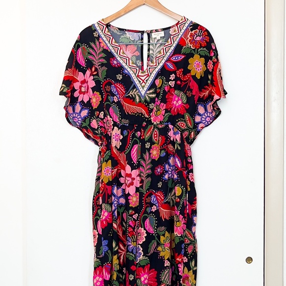 World Market Floral Jumpsuit - Picture 3 of 7